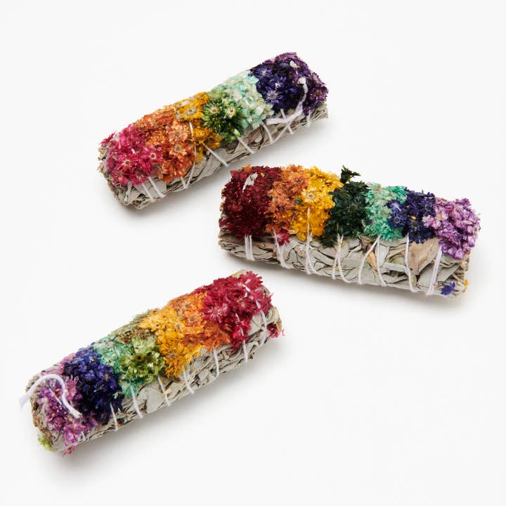 Chakra Color Floral Sage Bundles for wholesale by Liv Rocks