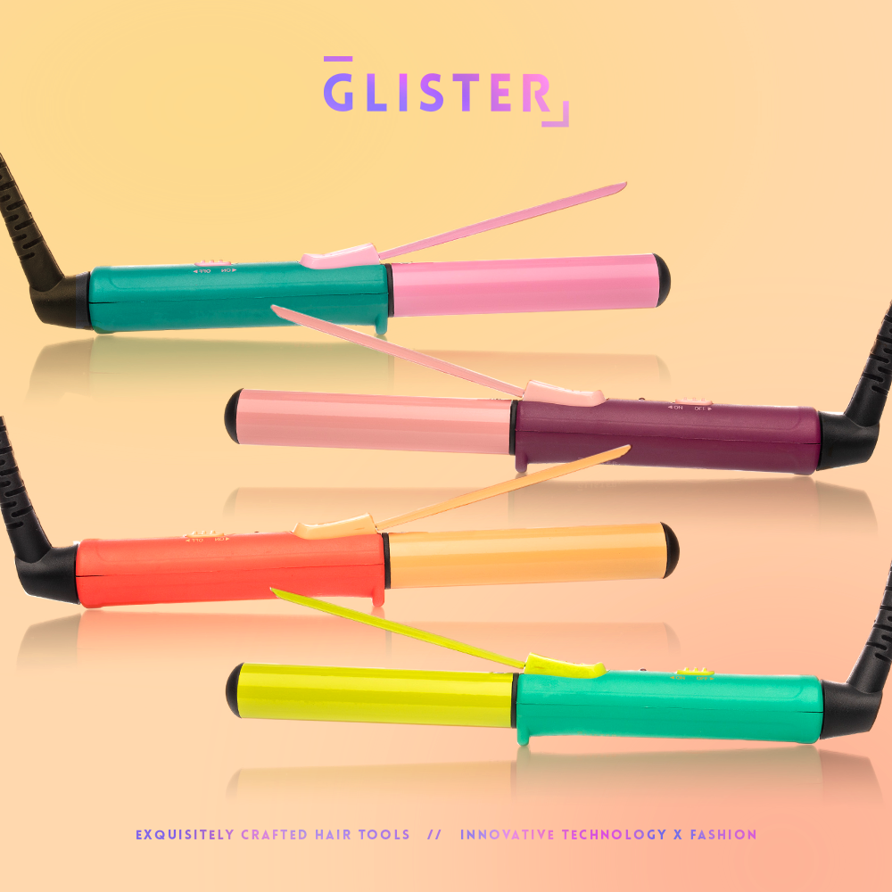 glister curling iron
