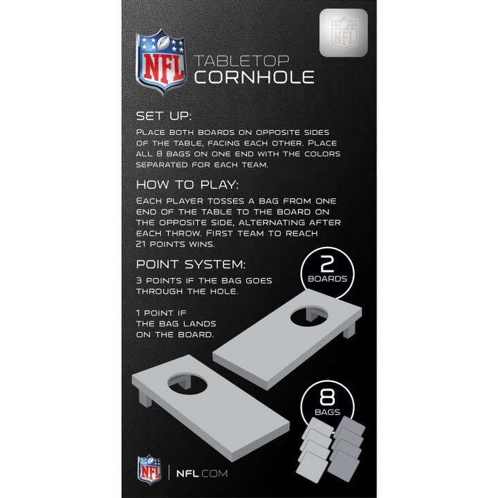 Masterpieces Puzzles - Wholesale Board Game - Seattle Seahawks - NFL Tabletop Cornhole