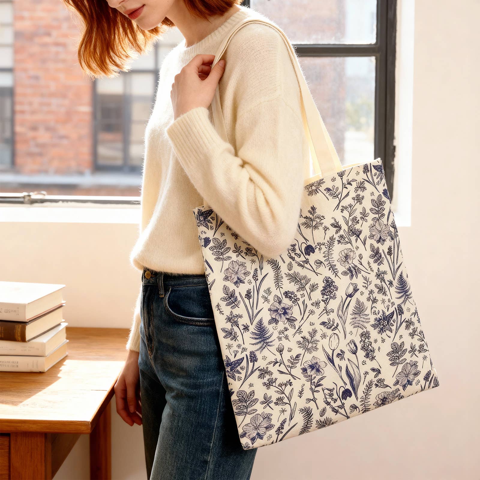 Wrapables.com - Wholesale Tote Bag - Women's - Wrapables Zippered Canvas Reusable Tote Bag30