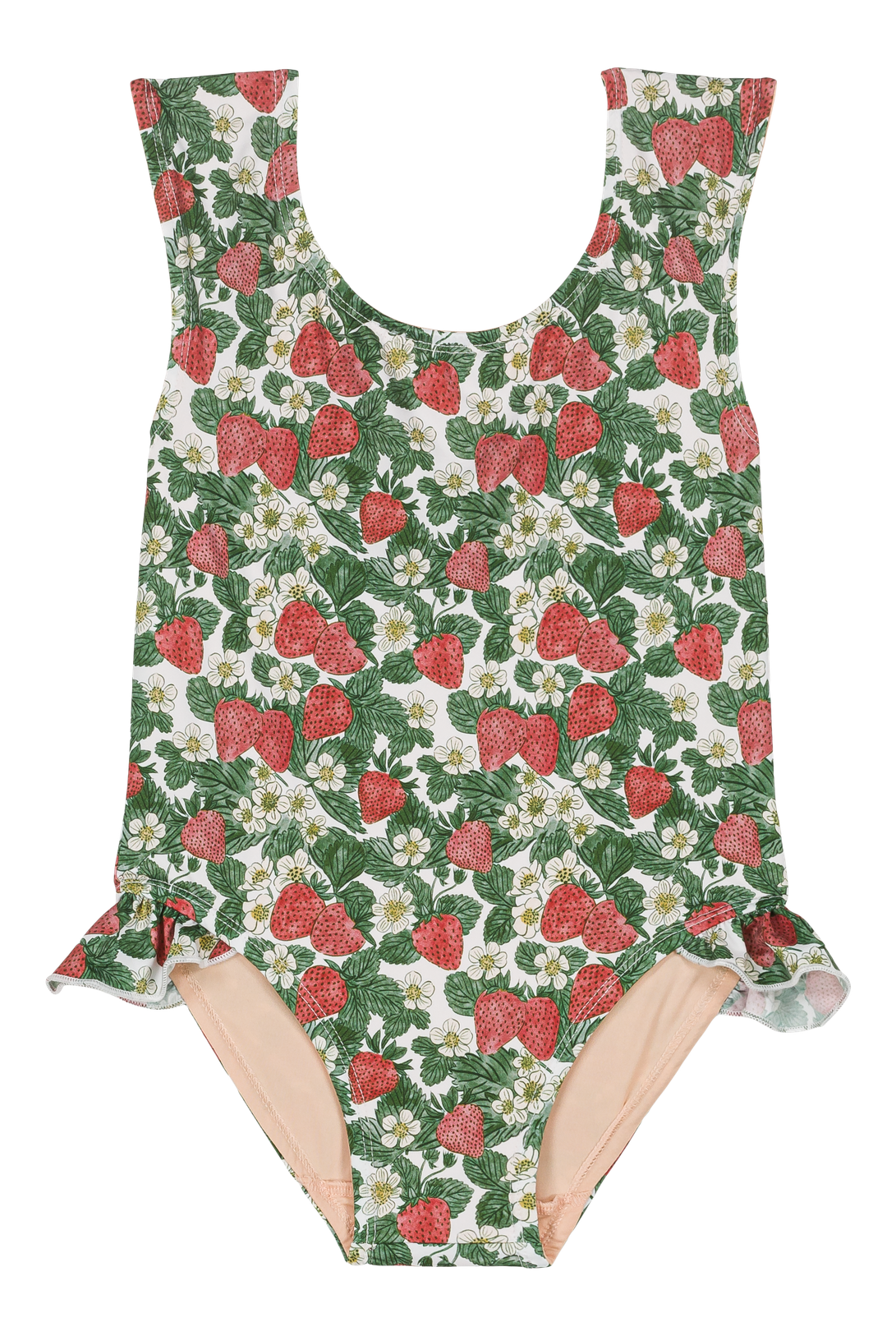 Studio Bohème Paris - Wholesale One Piece Swimsuit - Kids - Ballerina Strawberries One-Piece Swimsuit5