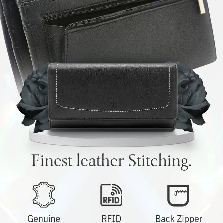 Access Denied Accessories - Wholesale Wallet - Women's - Accordion Clutch Wallet for Women Removable Checkbook Holder26