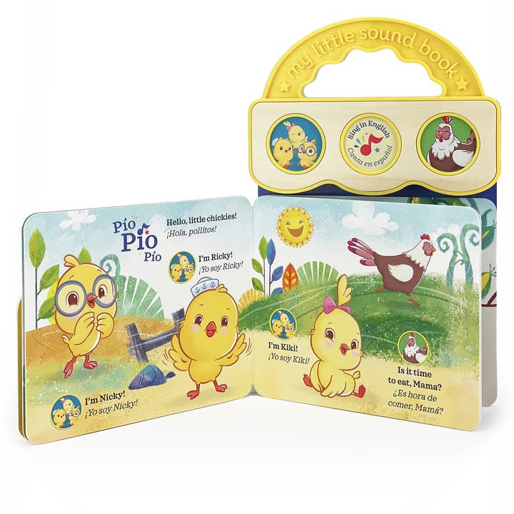 Cottage Door Press - Wholesale Book - Kids - Canticos Little Chickies Los Pollitos (Bilingual) Sound Book