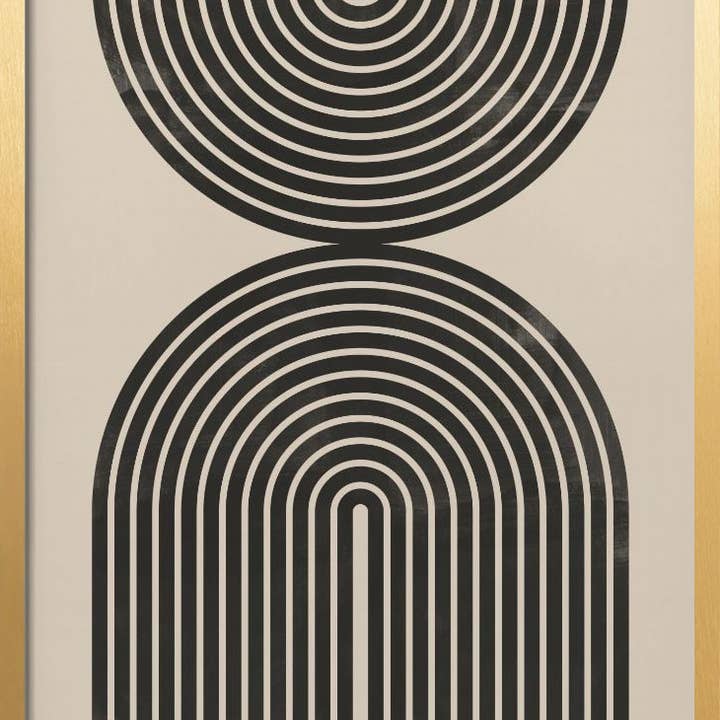 Ready2hangart, Inc. - Wholesale Art Print - "Black Arch Line Art" Wall Art2