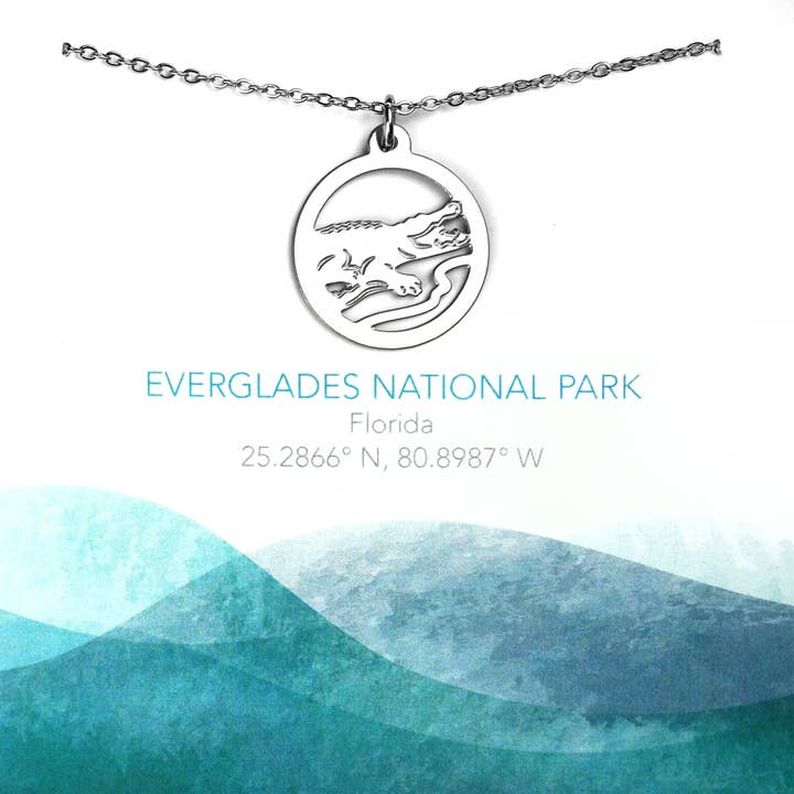 Everglades National Park Necklace (Alligator) for wholesale by Melissa Lew