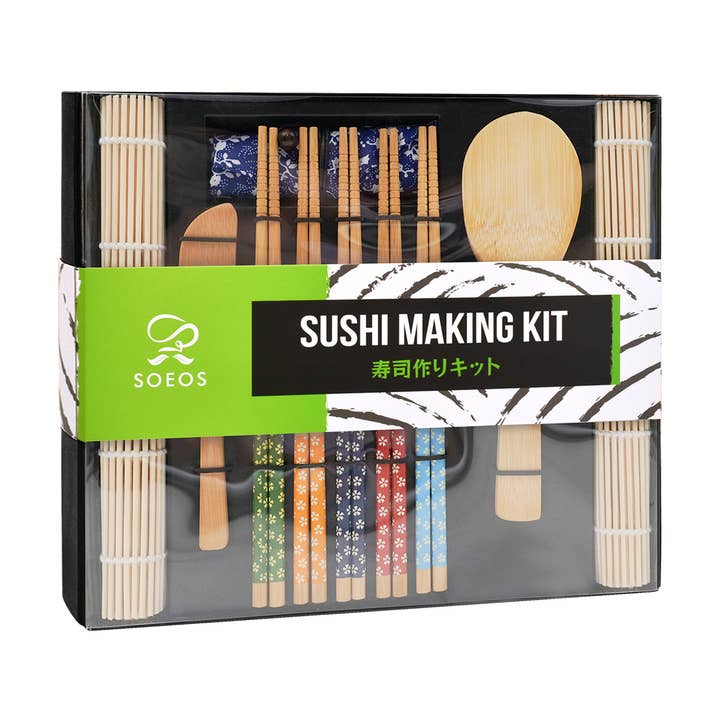 soeos - Venta al por mayor Kit de cocina - Kit para hacer sushi Soeos para principiantes, juego de 10 piezas