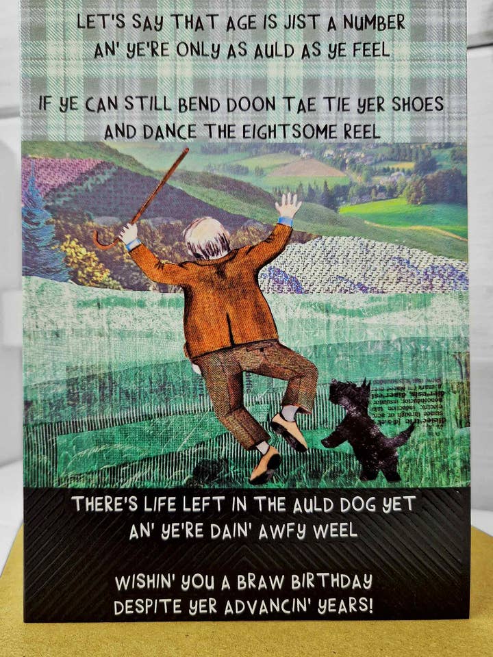 Birthday Age Is Jist A Number Card WWBD305 for wholesale by Wee Wishes