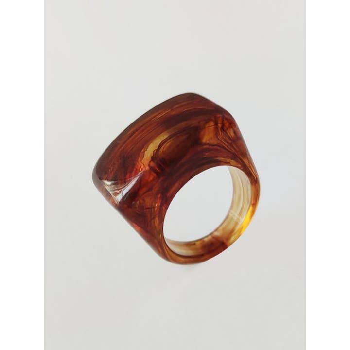 StyleGalX - Wholesale Cocktail/Statement Ring - Original Acrylic 11 Colors Geometric Ring10