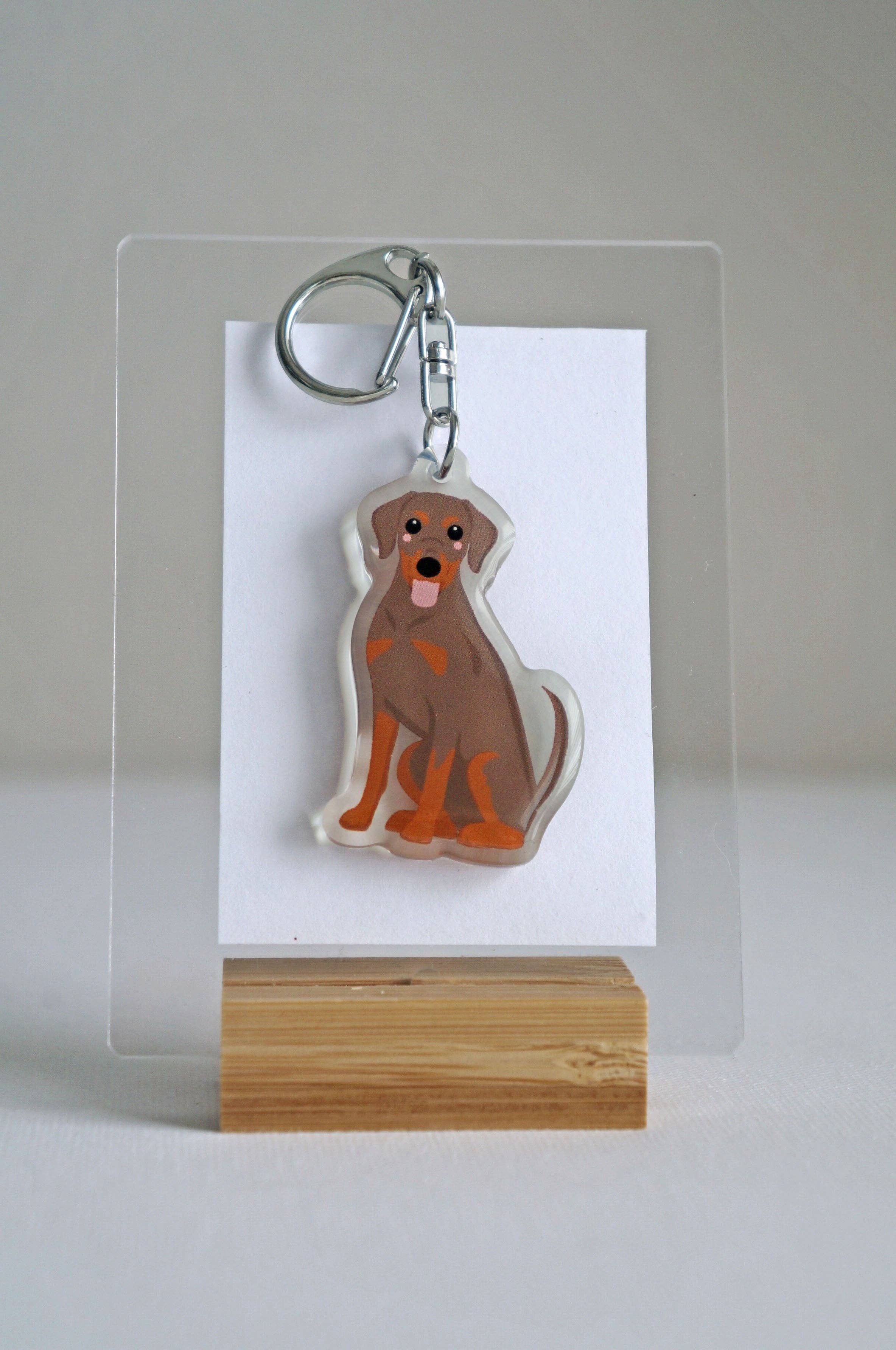 kiwi & WILLOW - Wholesale Keychain - Unisex - Doberman Epoxy Keychain3