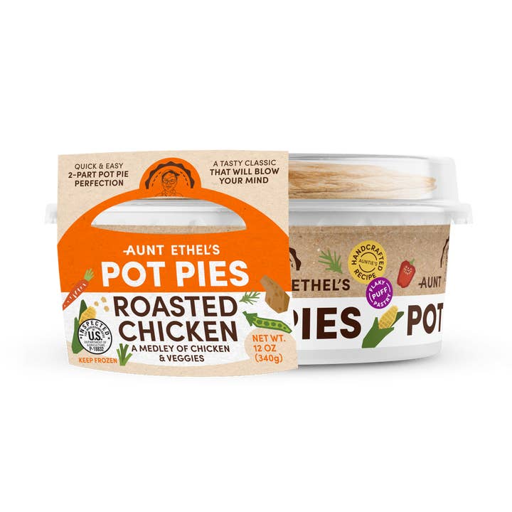 Aunt Ethel's Pot Pies - Wholesale Shelf Stable Prepared Meal - Roasted Chicken Pot Pie