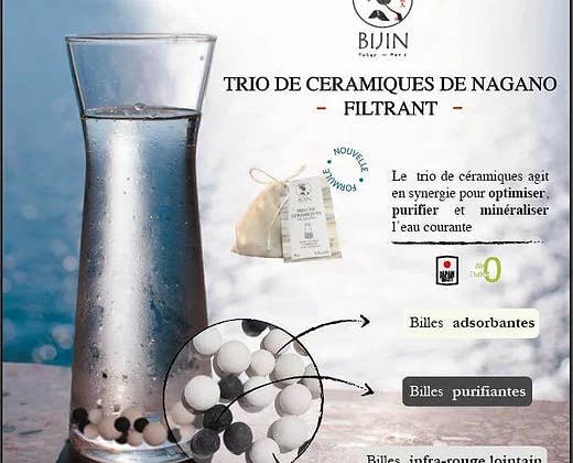 Bijin - Vente Filtres à eau - Trio de céramiques : billes de céramiques filtrantes3