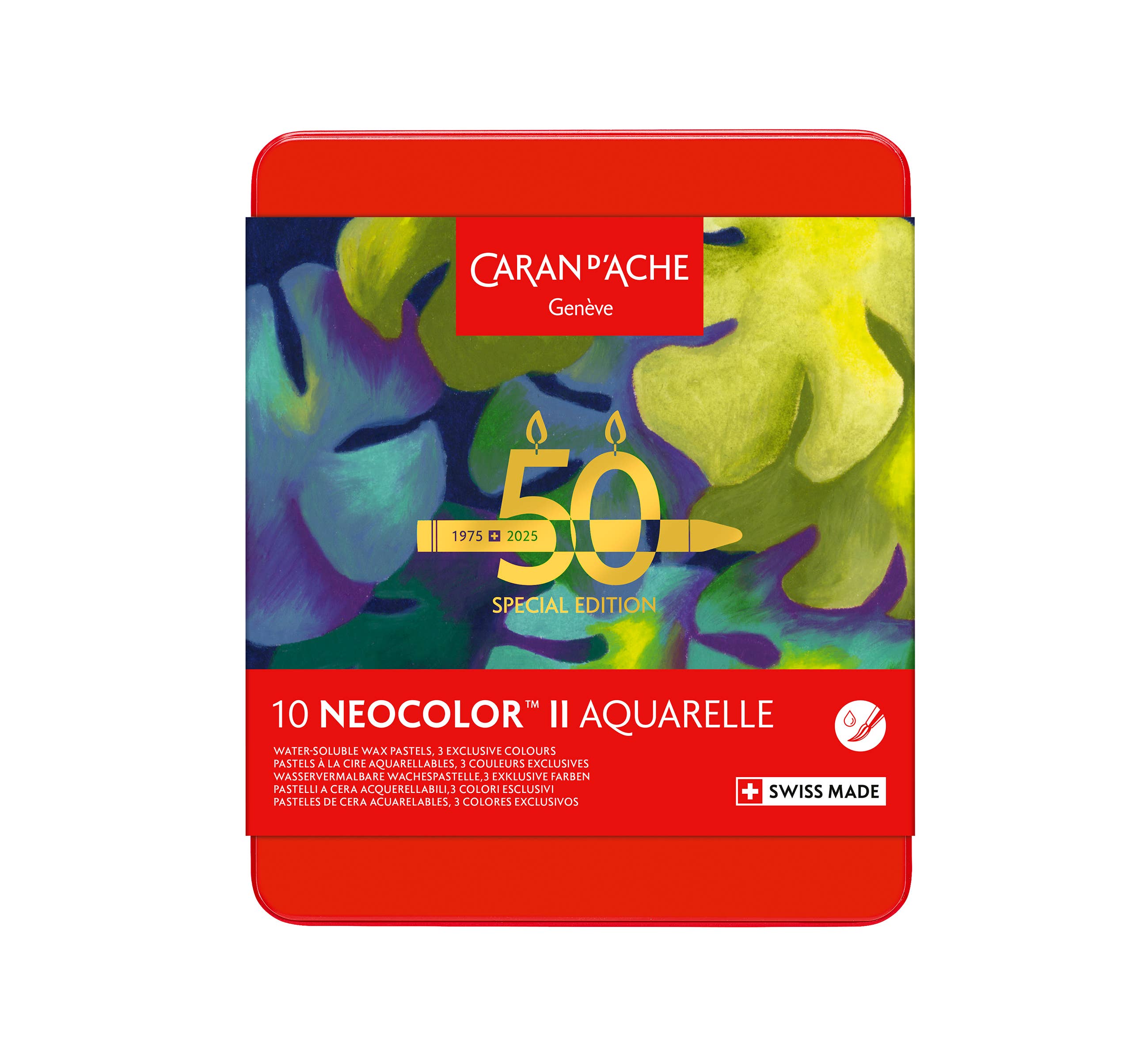 Caran d'Ache - Wholesale Pastels - Set of 10 NEOCOLOR™ II 50th Anniversary - Lush