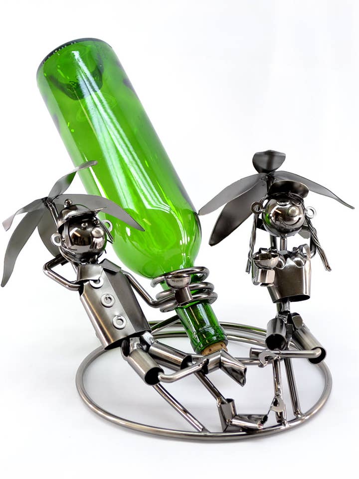 Bottle Holder Couple At Beach for wholesale by Three Star IM/EX Inc.