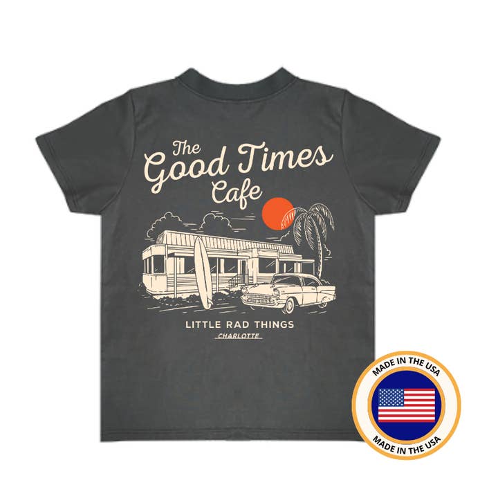 Little Rad Things - Wholesale Screen Printed T-Shirt - Kids - THE GOOD TIMES CAFE TEE1