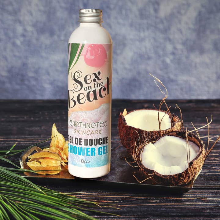 Sex on the Beach Shower Gel for wholesale by Earthnotes Skincare