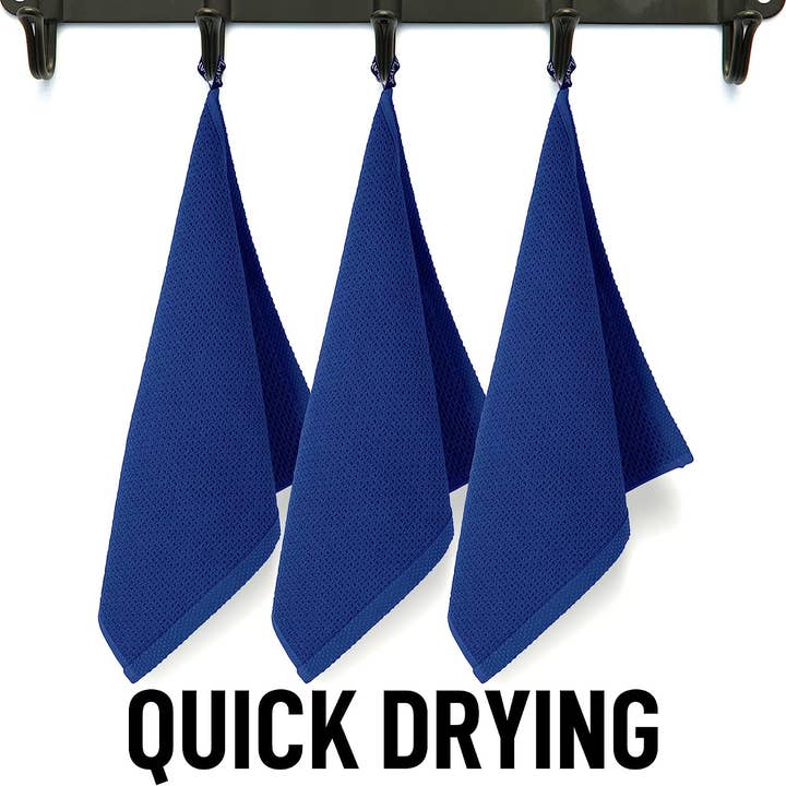 Zulay Kitchen - Wholesale Dishcloth - Waffle Weave Dish Towels – 12"x12" 6-Pack16