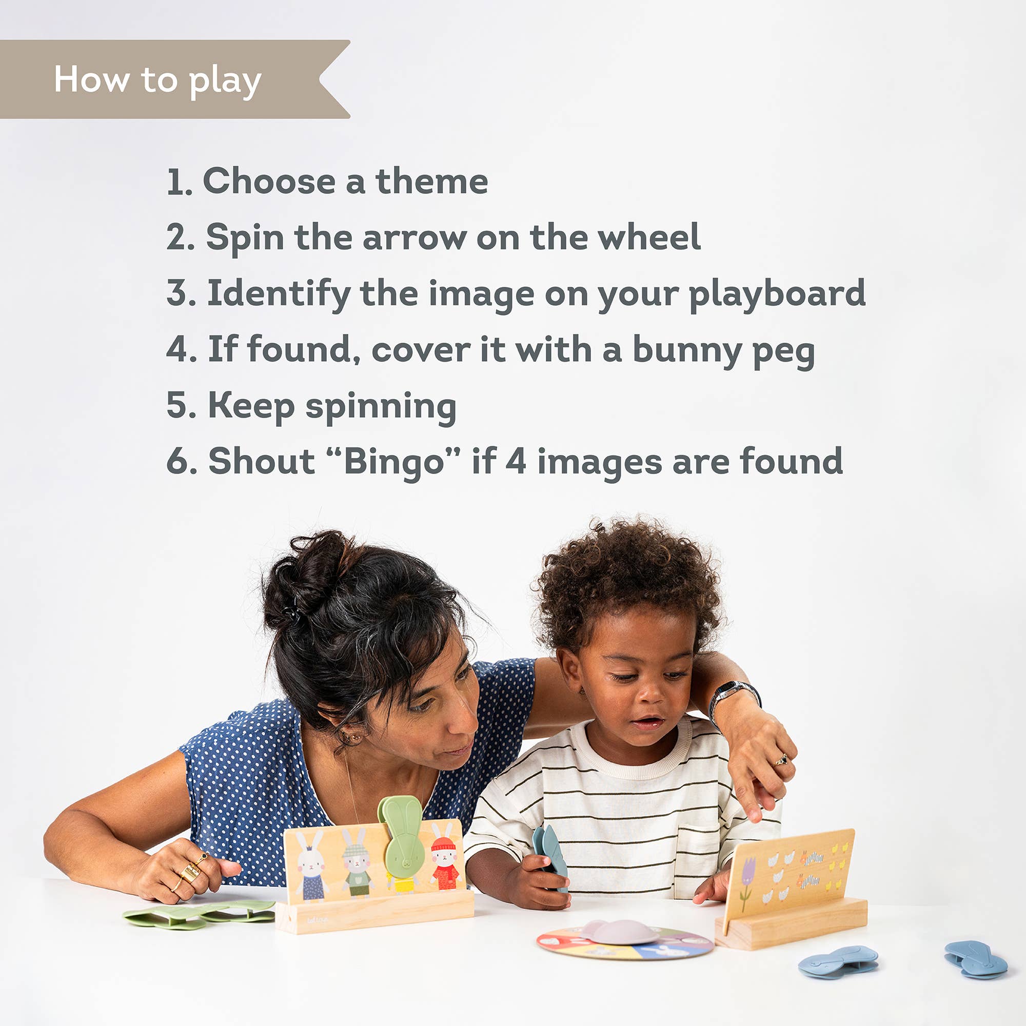 Taf Toys – wholesale Board game – Taf Toys My 1st Bunny Bingo2