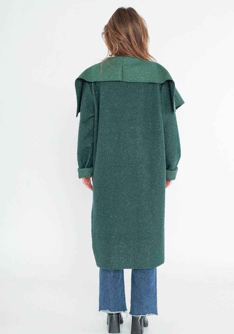 LINEN & COTTON HOUSE - Vente Manteau – femme - VESTE BOUCLETTE MATIERE RESPONSABLE + SIZE  35122 3