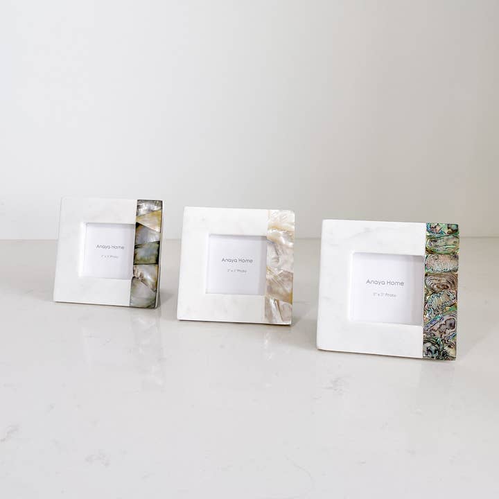 Anaya Home – Großhandel Bilderrahmen – Bilderrahmen aus grauem Perlmuttmarmor5