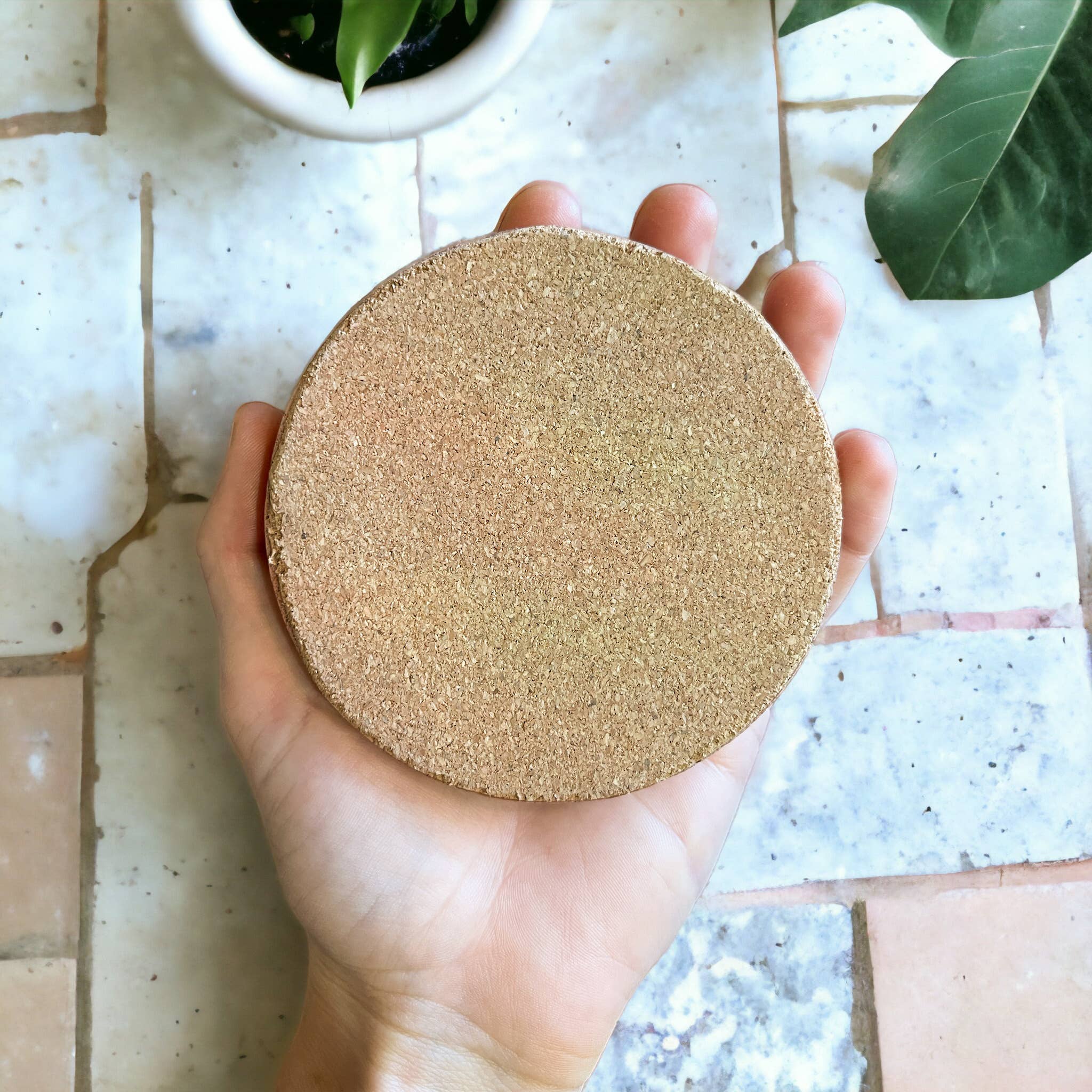 Lex Moderne - Wholesale Coasters - Round Cement Coasters Set4