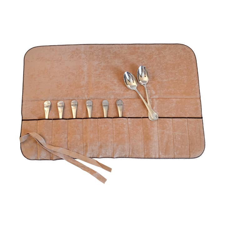 SILVER GUARD (CUTLERY ROLL - 12 FRUITS SPOONS) HAGERTY for wholesale by Hagerty