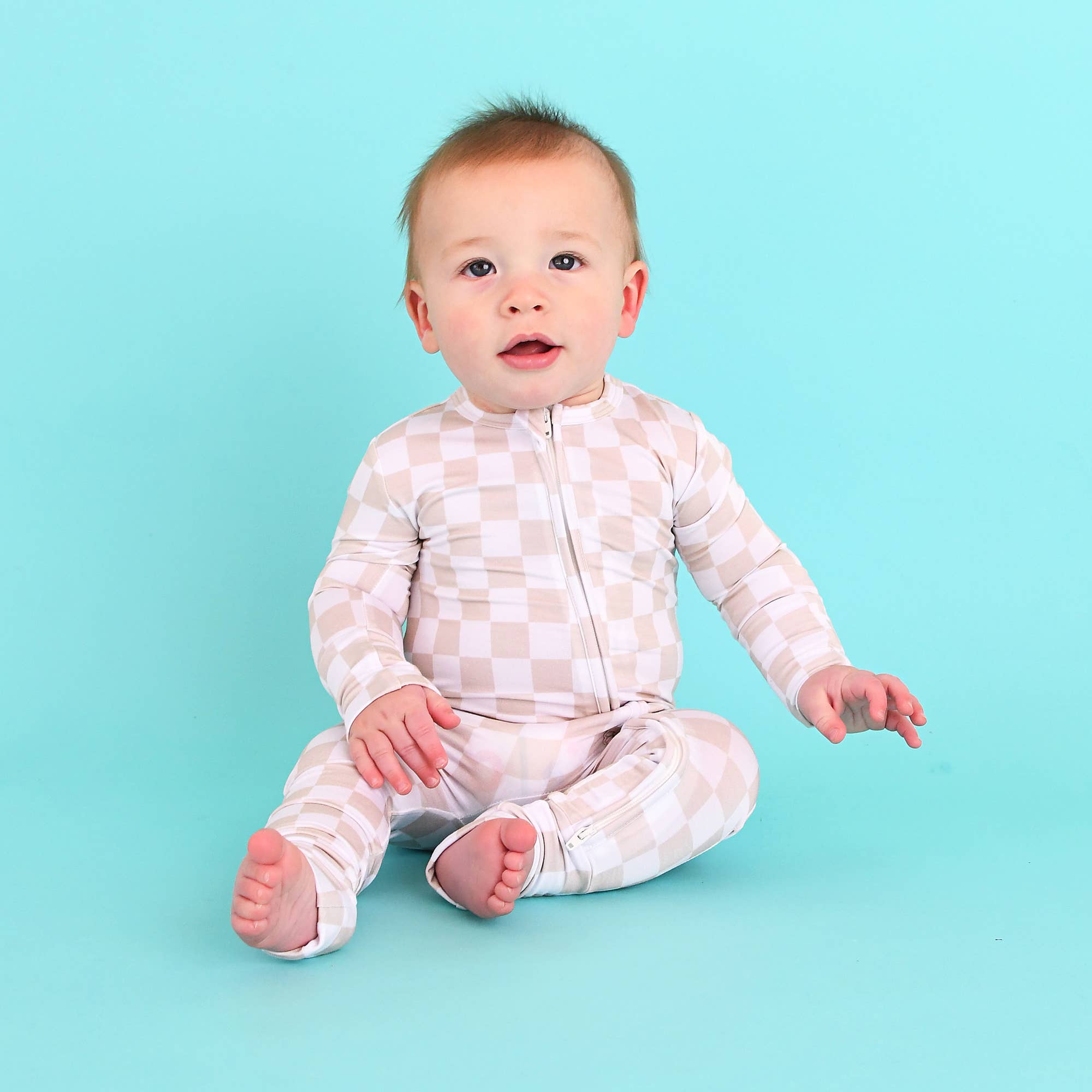 Gigi and Max - Wholesale Sleepsuit - Baby - Oakley Zip Bamboo Baby Pajama Sleepies Little Baby 11