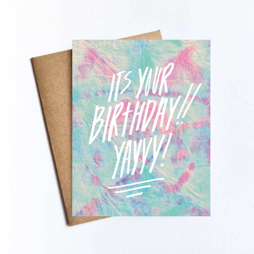 Kate Moore Creative Studio - Venta al por mayor Tarjetas de cumpleaños - Tarjeta de Yayy Iits Your Birthday