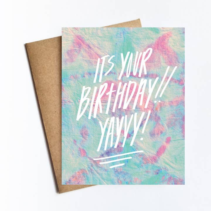 Kate Moore Creative Studio - Venta al por mayor Tarjetas de cumpleaños - Tarjeta de Yayy Iits Your Birthday0