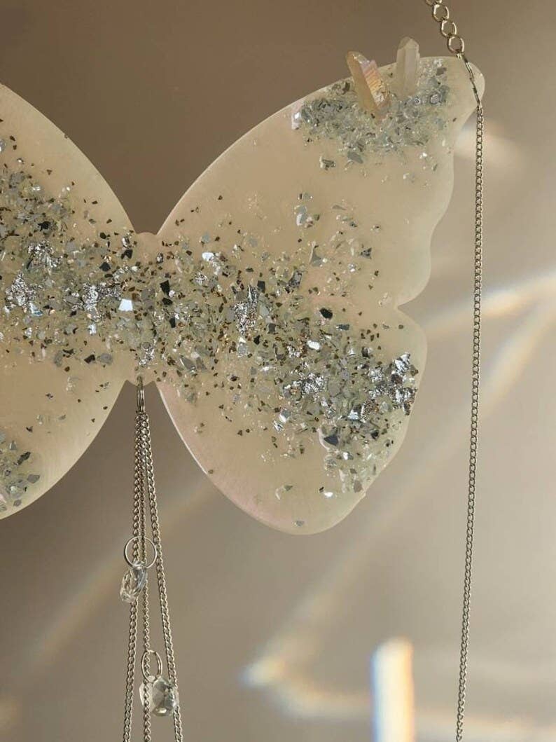 Grey Stone boutique - Wholesale Suncatcher - Handmade Butterfly Crystal Suncatcher, Rainbow Maker9