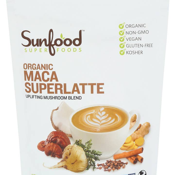 Everyday Supply Co - Wholesale Protein/Superfood Powder - SUNFOOD SUPERFOODS MACA SUPERLATTE ORGANIC