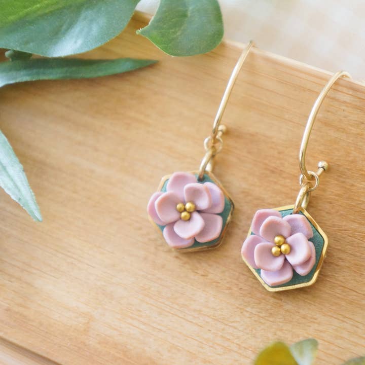 Orecchini La Selva - Pink Sands per la vendita all'ingrosso da parte di Colourful Blossom