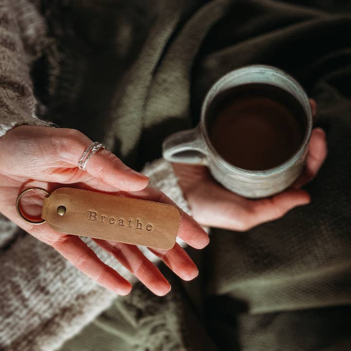 Lucas Ruth - Wholesale Keychain - Unisex - Leather Encouragement Keyrings