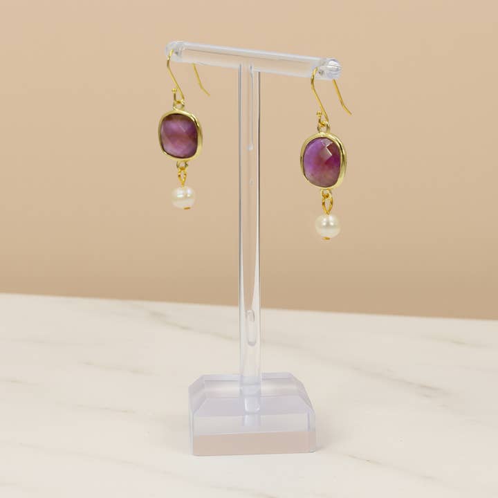 IST Jewelry - Wholesale Dangle Earrings - Gemstones and Cultured Pearl Drop Earrings18