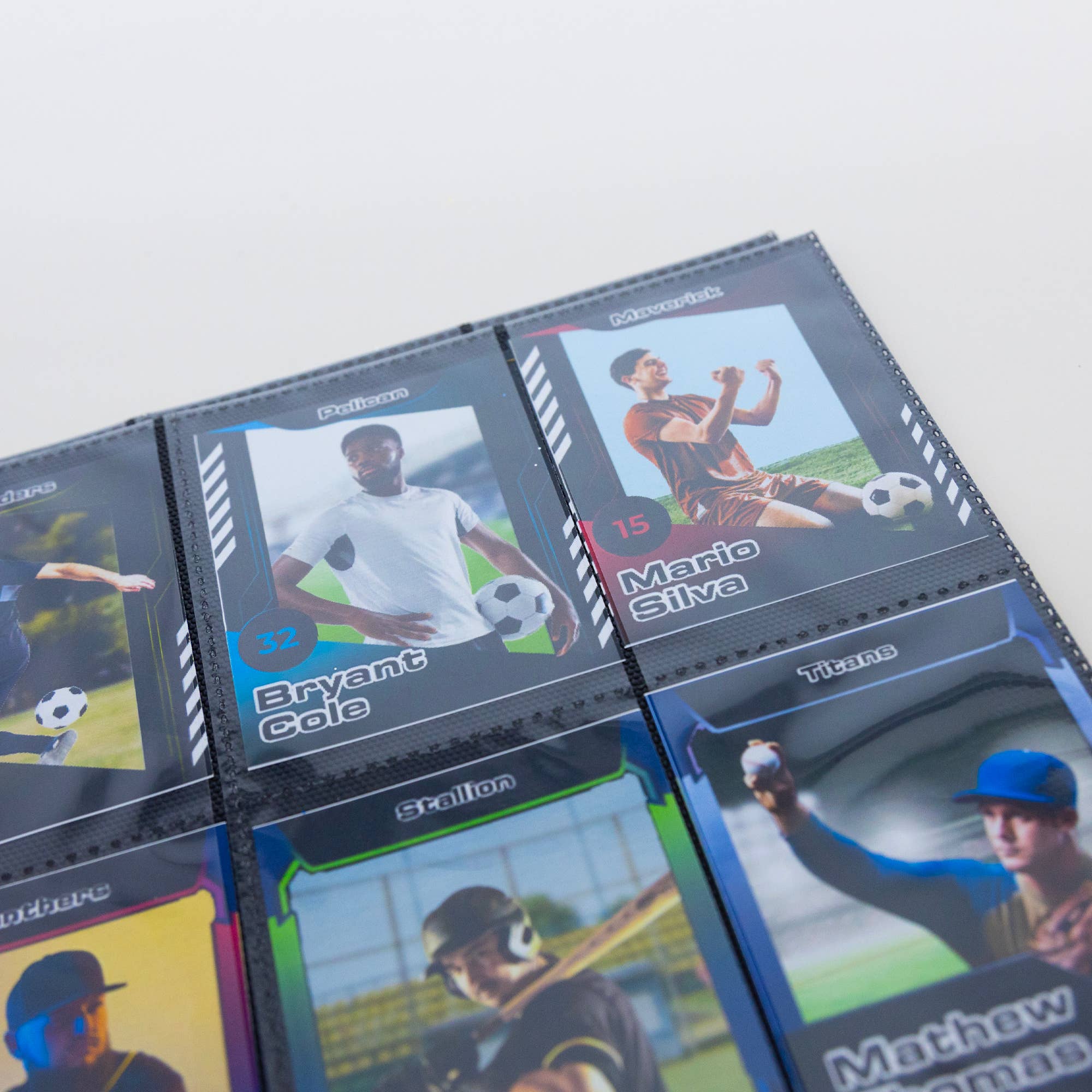 BAZIC Products - Wholesale Card Holder - Unisex - Trading Card Holders Side Loading 9-Pockets (5/Pack)6