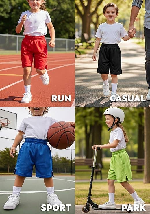 I-Wear Brands - Wholesale Athletic Shorts - Kids - Boy's Basketball Shorts With Pockets38