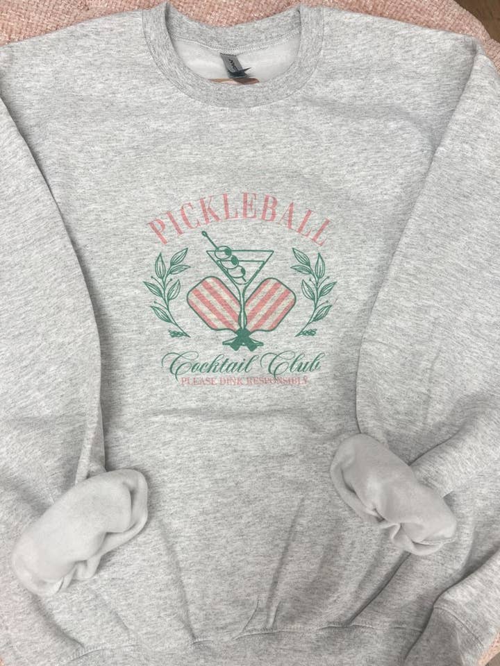Felpa Pickleball per la vendita all'ingrosso da parte di OliviaGrace & Co.