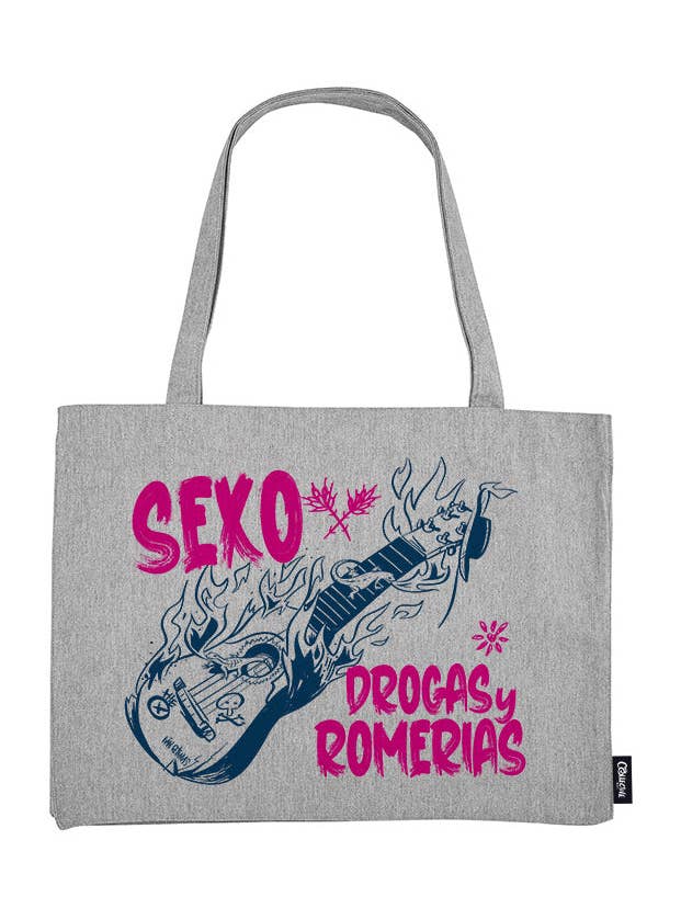 Einkaufstasche Grau - Pilgrimages für den Großhandel von The Collective Way