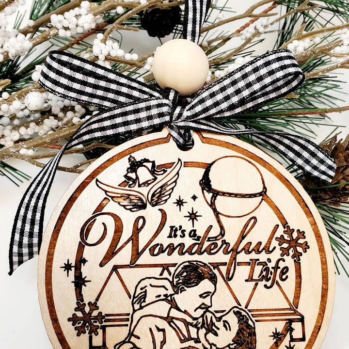 It's A Wonderful Life ornament - Inspired by the Classic Ch for wholesale by Cul de Sac Critters