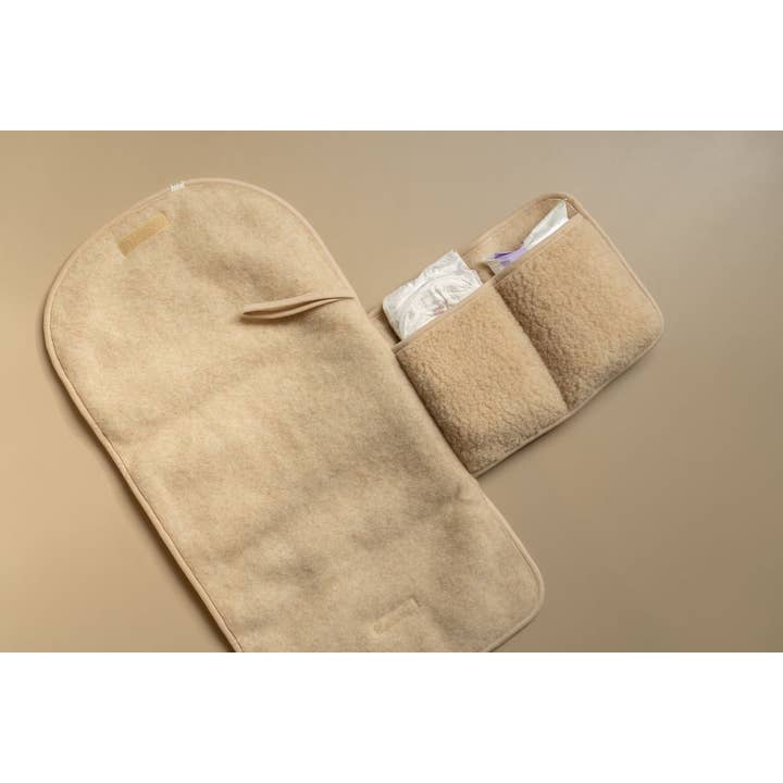 Kico Label - Vendita all'ingrosso Materassino fasciatoio - Neonati - Tappetino per il cambio (con custodia) - Lana merino8