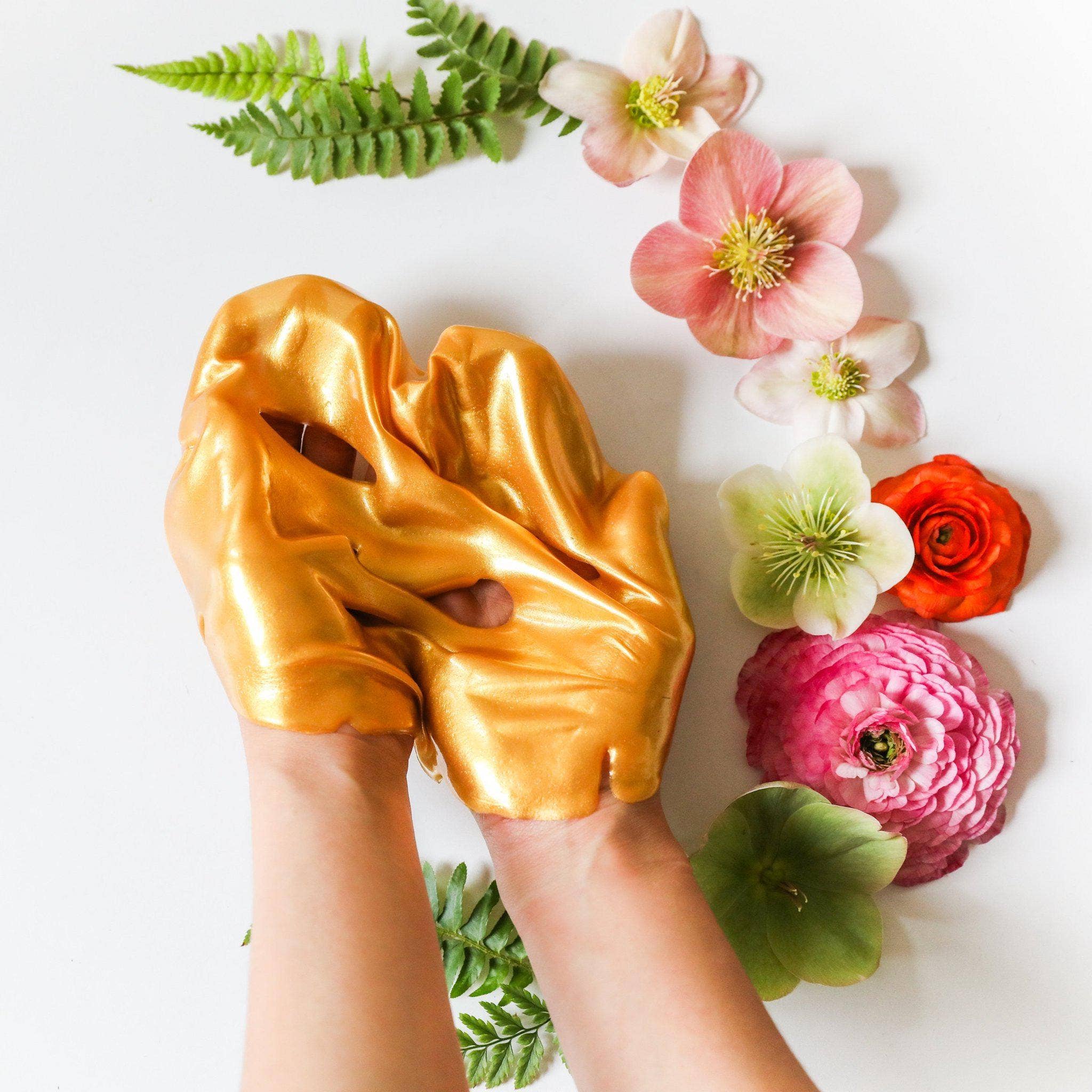 Doppeltree - Vente Masque pour le visage - Masque facial anti-rides et rajeunissant en or (5 masques)1