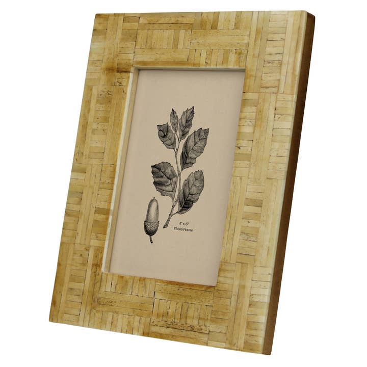 Bone Inlay Frame - 4x6 for wholesale by HomArt