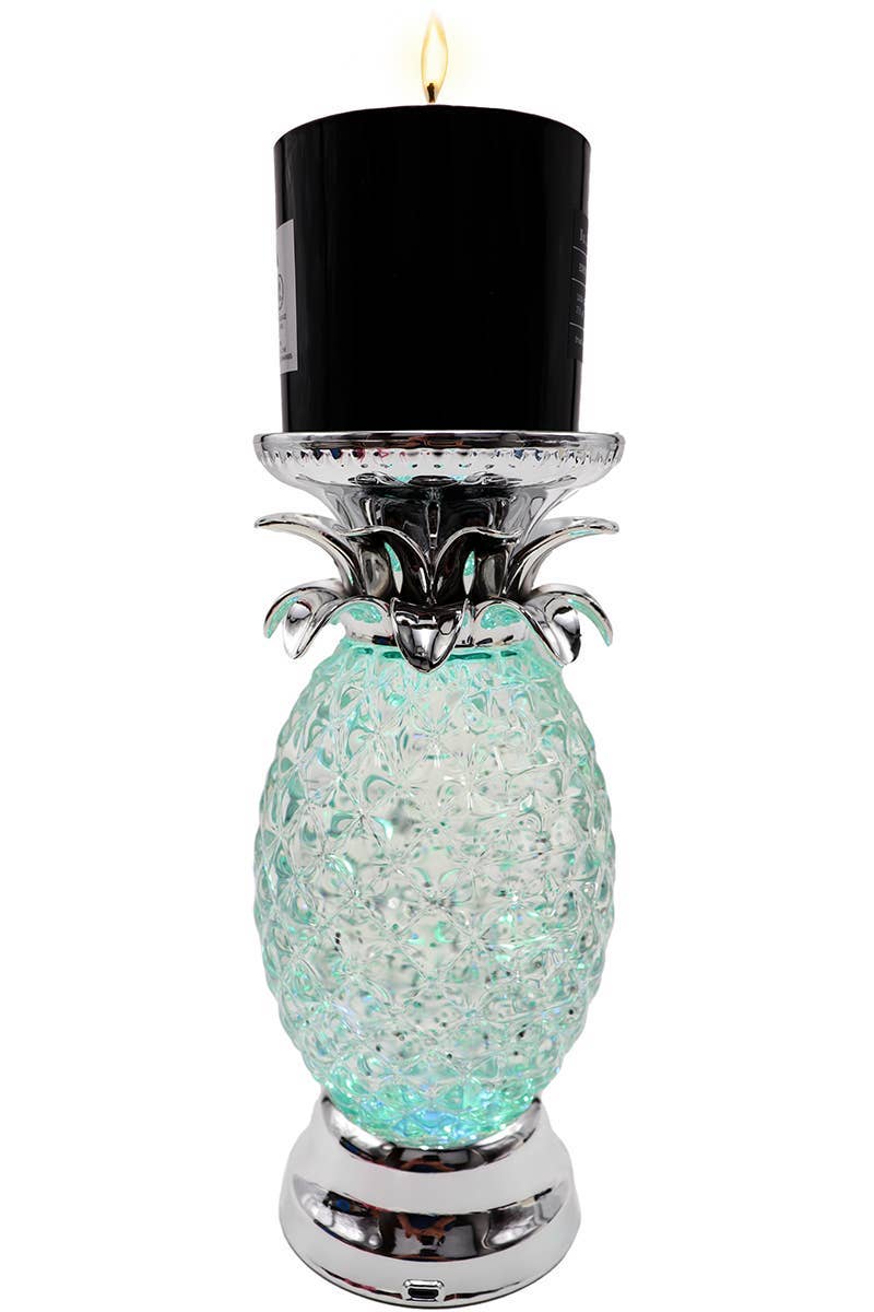 Sortiert Farbenwechselnder Ananas-Drehlichtständer mit mehrfarbigem LED-Glitzer für den Großhandel auf Faire2