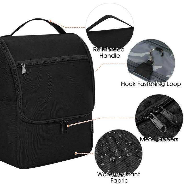 wandf - Wholesale Toiletry bag – Unisex - Traveling Large Hanging Toiletry Bag Mens Womens WF50368