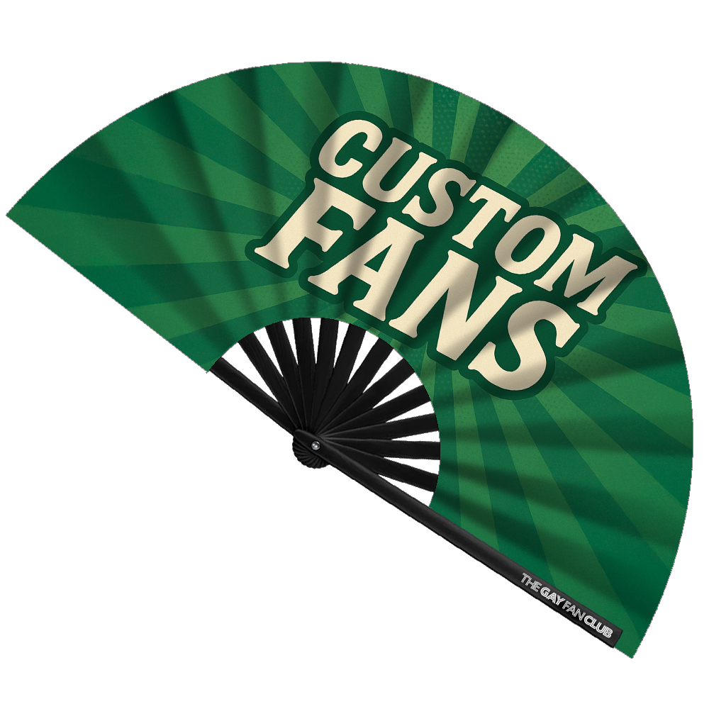 The Gay Fan Club - Wholesale Handheld Folding Fan - Custom Fan Designer8