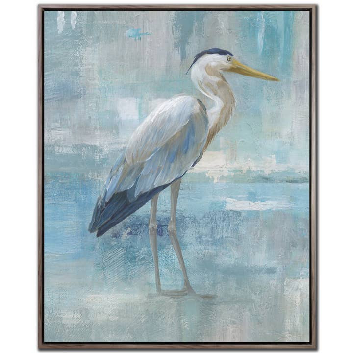 Blue Heron I Canvas Wall Art for wholesale by Streamline Art