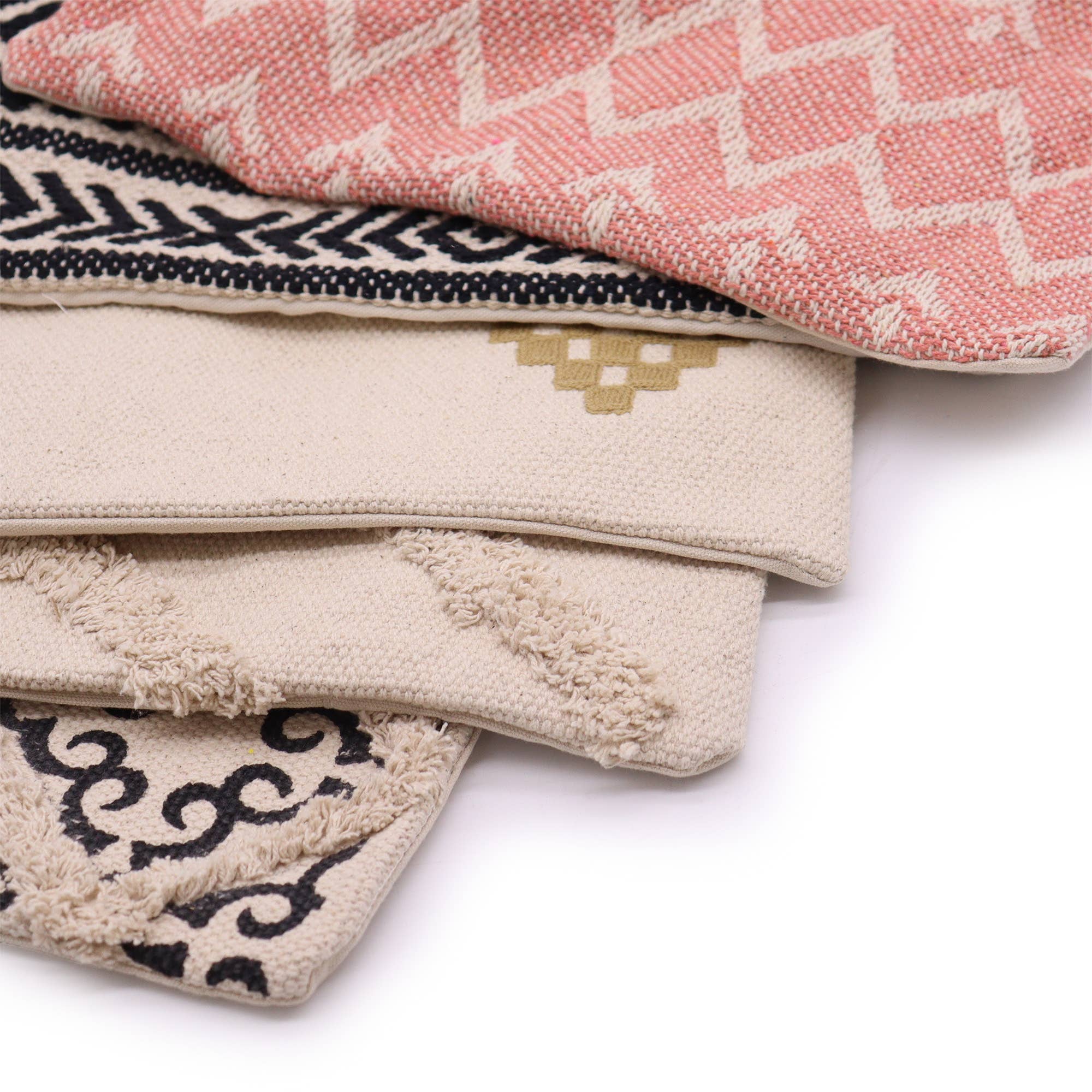 Ancient Wisdom - Wholesale Throw Pillow Cover - Classic Cushion Cover - Squares Grey - 40x40cm2