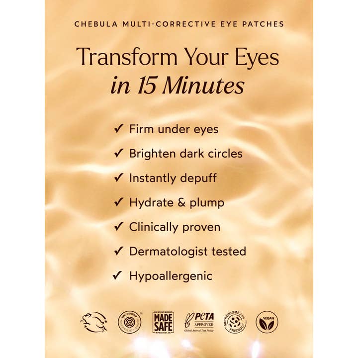 True Botanicals - Wholesale Eye Treatment Mask - Chebula Multi-Corrective Eye Patches
