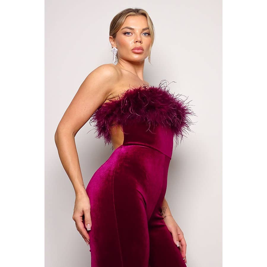 CEFIAN FASHION - Wholesale Jumpsuit - Women's - FEATHER AWAY JUMPSUIT12