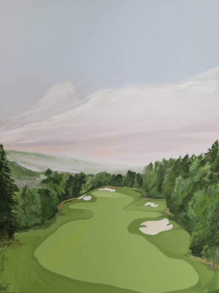 "From the Tips" Print for wholesale by Rebekah Webb Studio