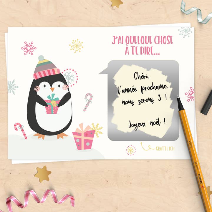 Gepersonaliseerde kraskaart - Kerstspecial voor wholesale door Mimosa Chroma